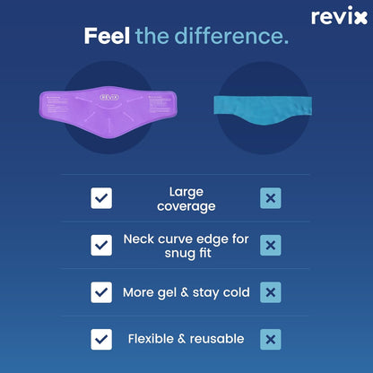 REVIX Ice Pack for Shoulders and Neck, Shoulder Ice Pack for Back Relief