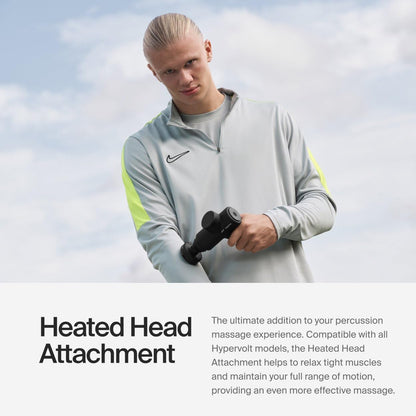 Hypervolt Heated Head Attachment – Relax and Loosen Sore and Tight Muscles