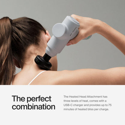 Hypervolt Heated Head Attachment – Relax and Loosen Sore and Tight Muscles