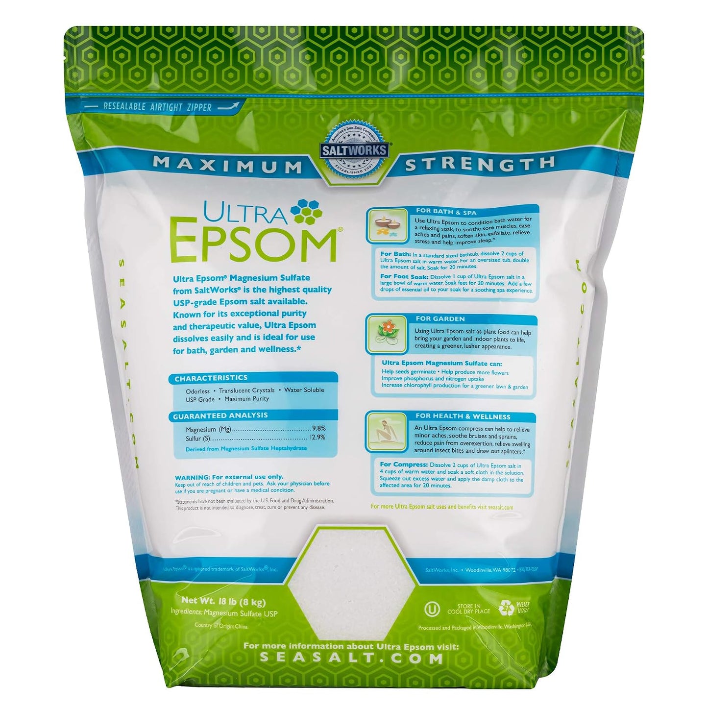 Bath Salt Medium, 80 Ounce