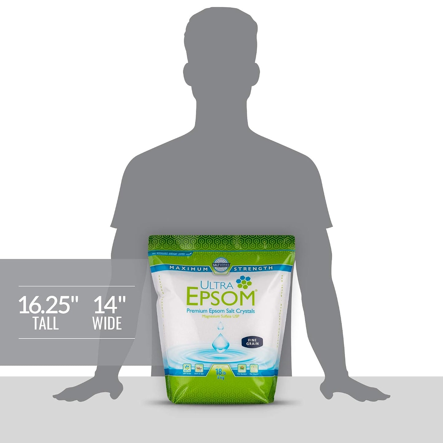 Bath Salt Medium, 80 Ounce