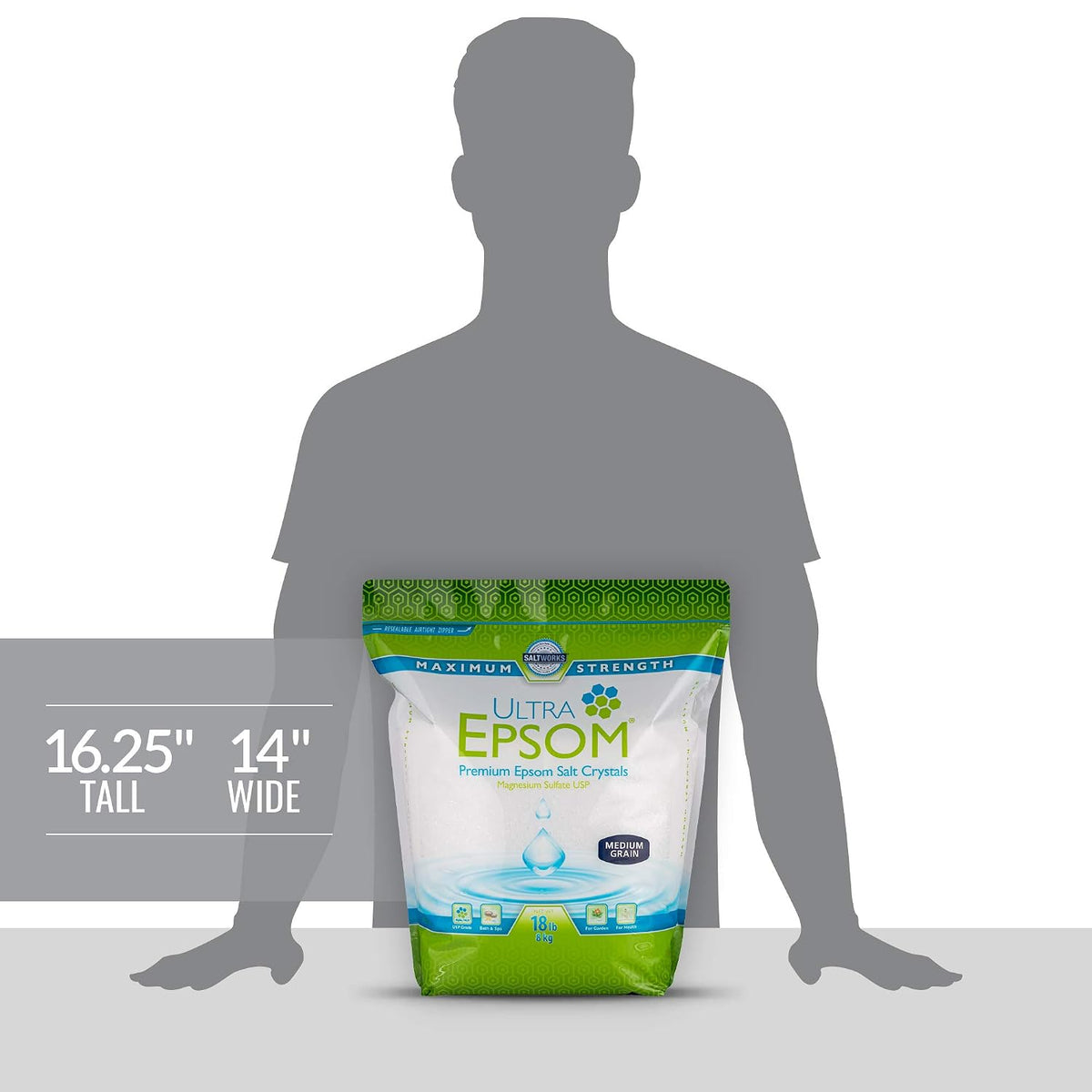 Bath Salt Medium, 80 Ounce
