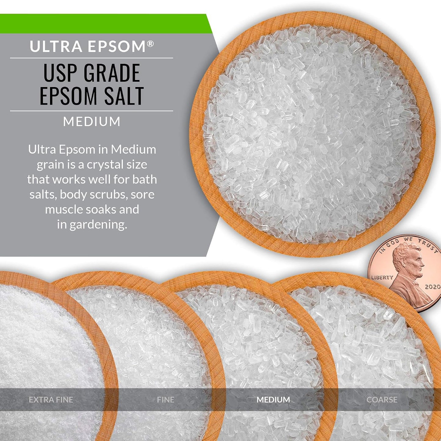 Bath Salt Medium, 80 Ounce
