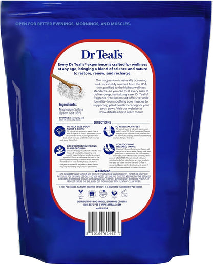 Pure Epsom Salt Multipurpose Solution, Fragrance Free, Bulk Size - 19 lbs