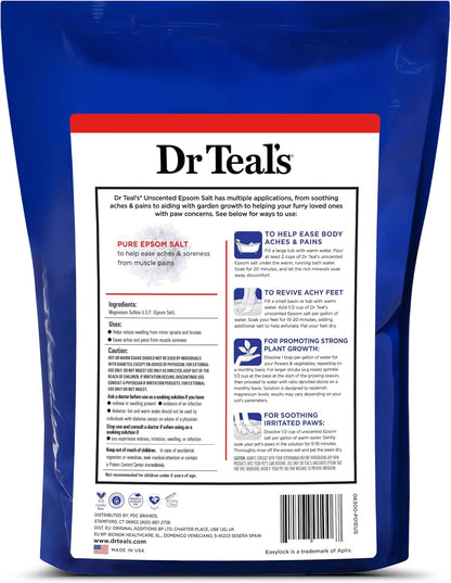 Pure Epsom Salt Multipurpose Solution, Fragrance Free, Bulk Size - 19 lbs
