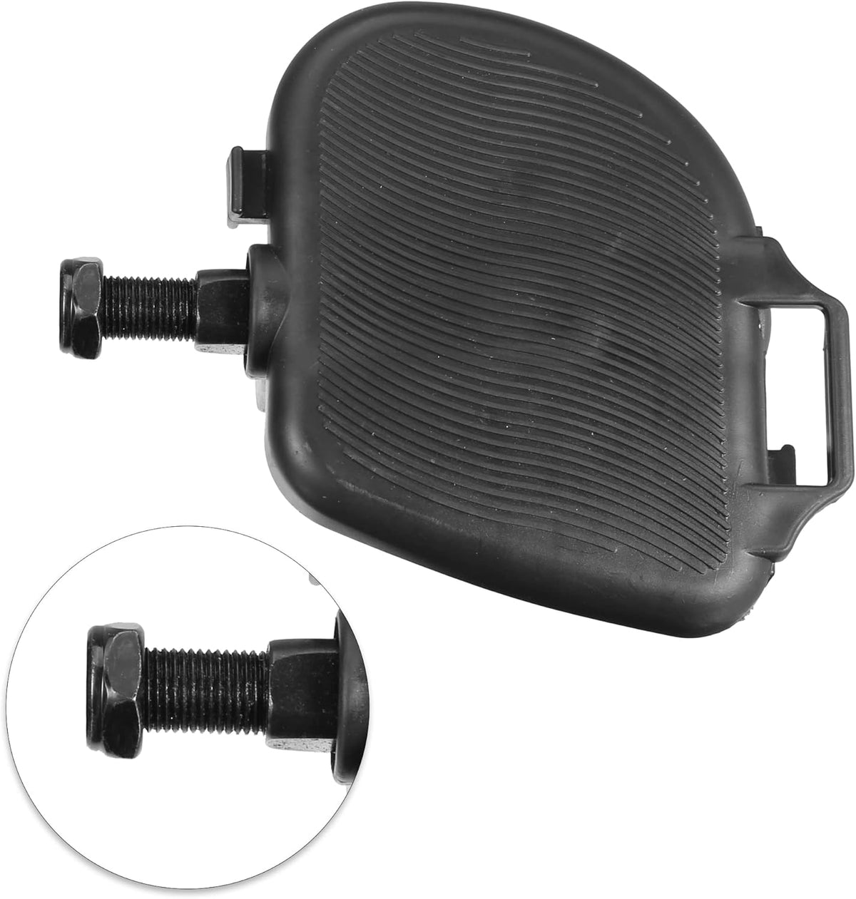 1 Pair Exercise Bike Pedals with Straps Indoor Cycling Parts Non Slip 9/16'' Fixed Gear Bike Pedals