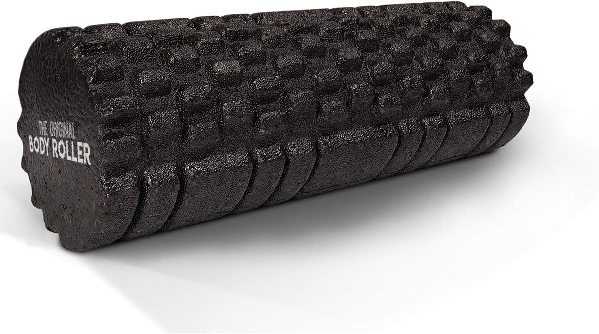 High Density Foam Roller for Exercise & Recovery | Firm, Patented Texture is ideal for pre- and post- workout massages, Trigger Point Relief, Physical Therapy, and Back Pain