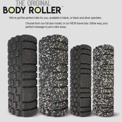 High Density Foam Roller for Exercise & Recovery | Firm, Patented Texture is ideal for pre- and post- workout massages, Trigger Point Relief, Physical Therapy, and Back Pain