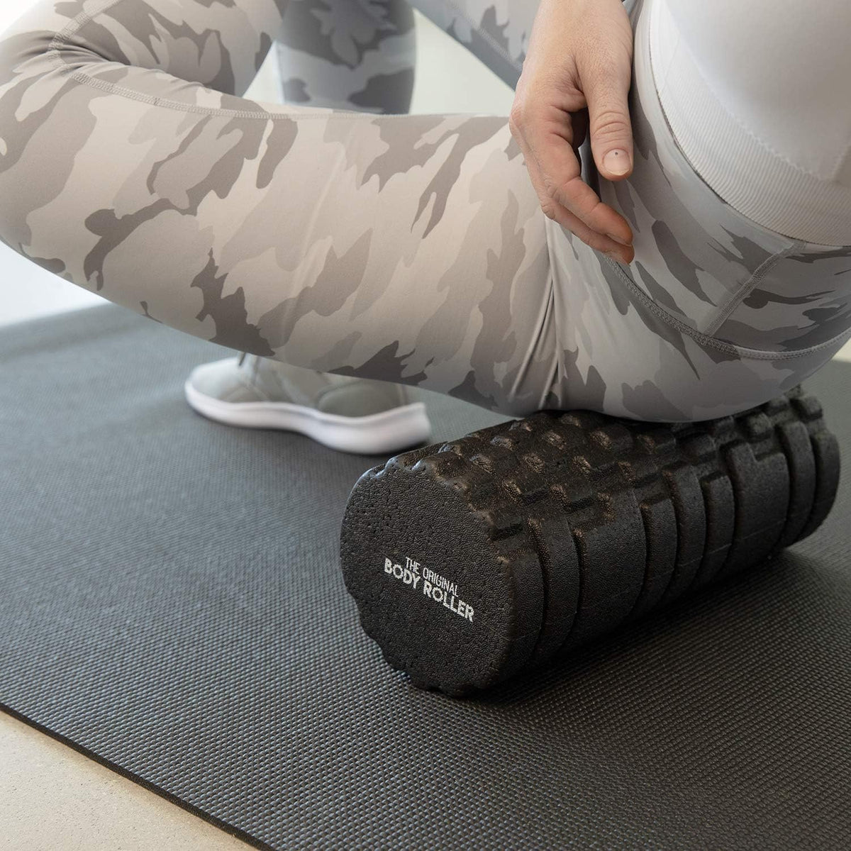 High Density Foam Roller for Exercise & Recovery | Firm, Patented Texture is ideal for pre- and post- workout massages, Trigger Point Relief, Physical Therapy, and Back Pain