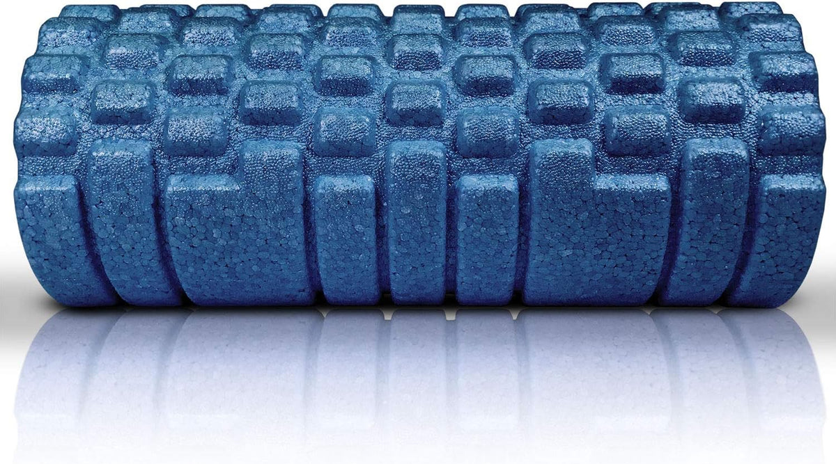 High Density Foam Roller for Exercise & Recovery | Firm, Patented Texture is ideal for pre- and post- workout massages, Trigger Point Relief, Physical Therapy, and Back Pain