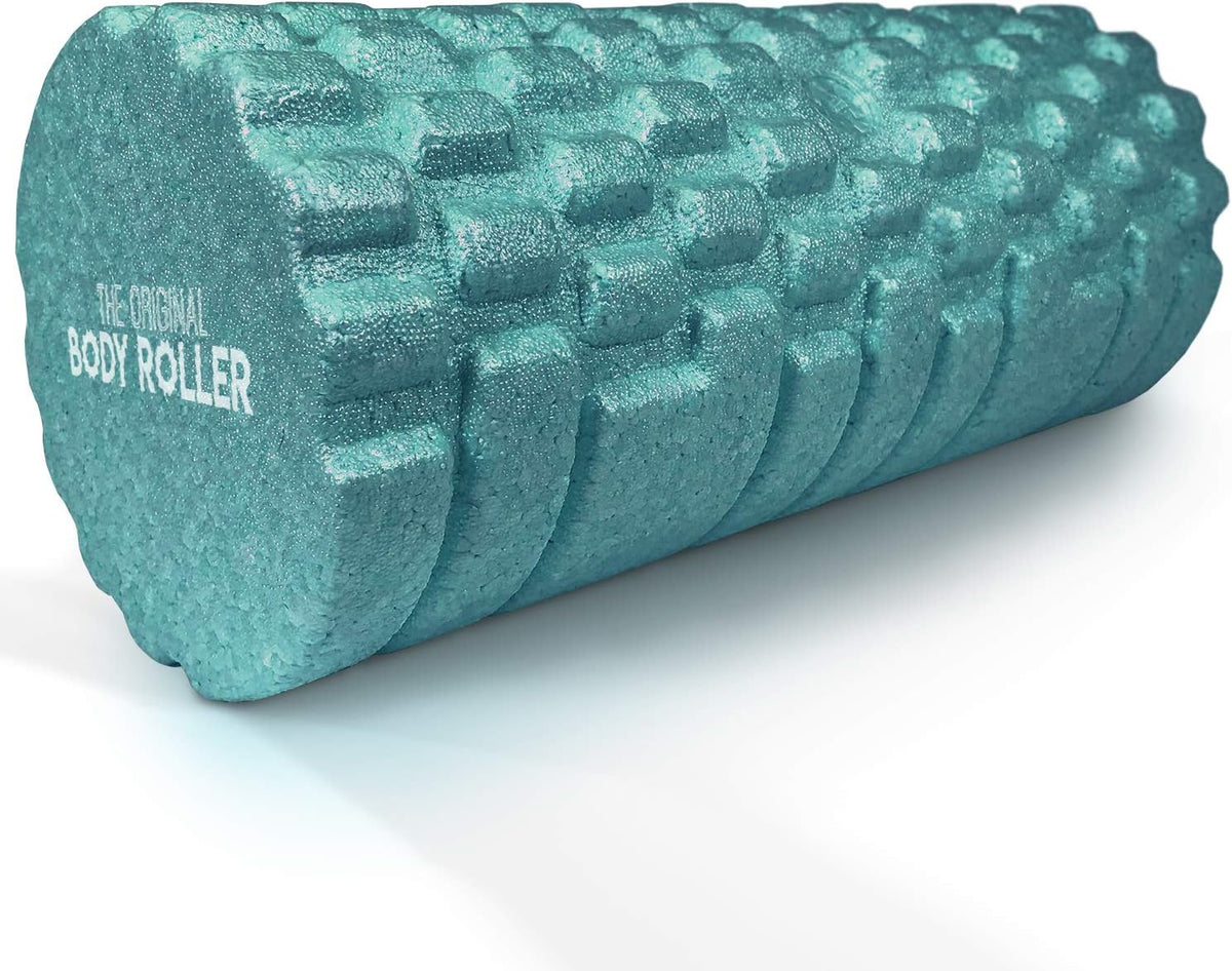 High Density Foam Roller for Exercise & Recovery | Firm, Patented Texture is ideal for pre- and post- workout massages, Trigger Point Relief, Physical Therapy, and Back Pain