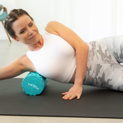High Density Foam Roller for Exercise & Recovery | Firm, Patented Texture is ideal for pre- and post- workout massages, Trigger Point Relief, Physical Therapy, and Back Pain