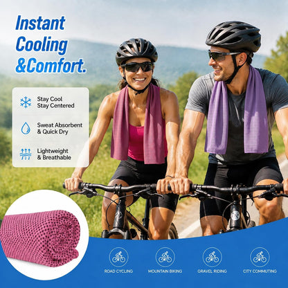 3 Pack Cooling Towel for Neck and face(40"x12"), Cooling Neck Wraps