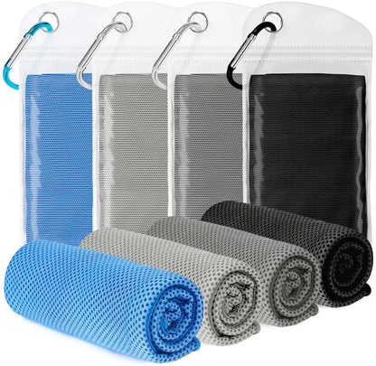 3 Pack Cooling Towel for Neck and face(40"x12"), Cooling Neck Wraps