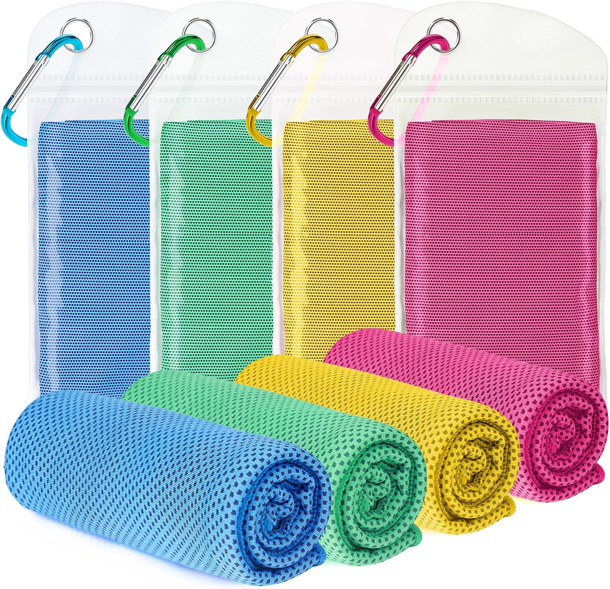 3 Pack Cooling Towel for Neck and face(40"x12"), Cooling Neck Wraps
