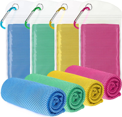 3 Pack Cooling Towel for Neck and face(40"x12"), Cooling Neck Wraps