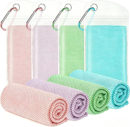 3 Pack Cooling Towel for Neck and face(40"x12"), Cooling Neck Wraps