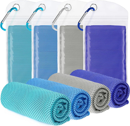 3 Pack Cooling Towel for Neck and face(40"x12"), Cooling Neck Wraps