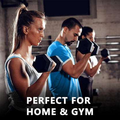 350/450/550 lbs Dumbbell Set with Rack for Women Men | Coated Rubber Hex Weights for Home Gym Weight Training, Multiple Lbs Neoprene Dumbbells with Storage Rack - Black