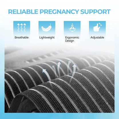 3-in-1 Maternity Abdominal Support Belt - Adjustable Pregnancy Belly Band for Prenatal & Postpartum Care, Relieves Back Pain - Machine Washable, Perfect for Expecting Moms