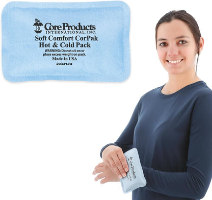 Reusable Hot & Cold Therapy Pack for Knee, Back & Shoulder Pain, Cervical, 6 x 20 inch Made in USA