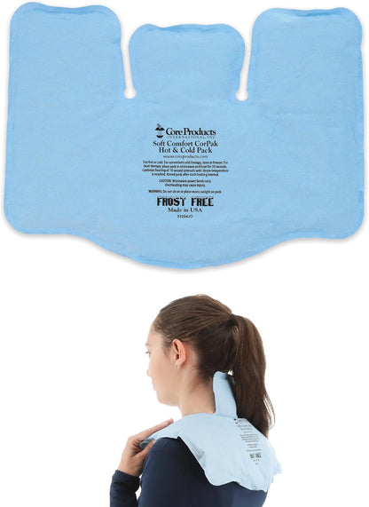 Reusable Hot & Cold Therapy Pack for Knee, Back & Shoulder Pain, Cervical, 6 x 20 inch Made in USA