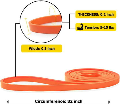 Resistance Band Pull up Band Fitness Exercise Bands Natural Latex for Workout Body Stretch Powerlifting Band Fitness Sport Training at Home/The Gym