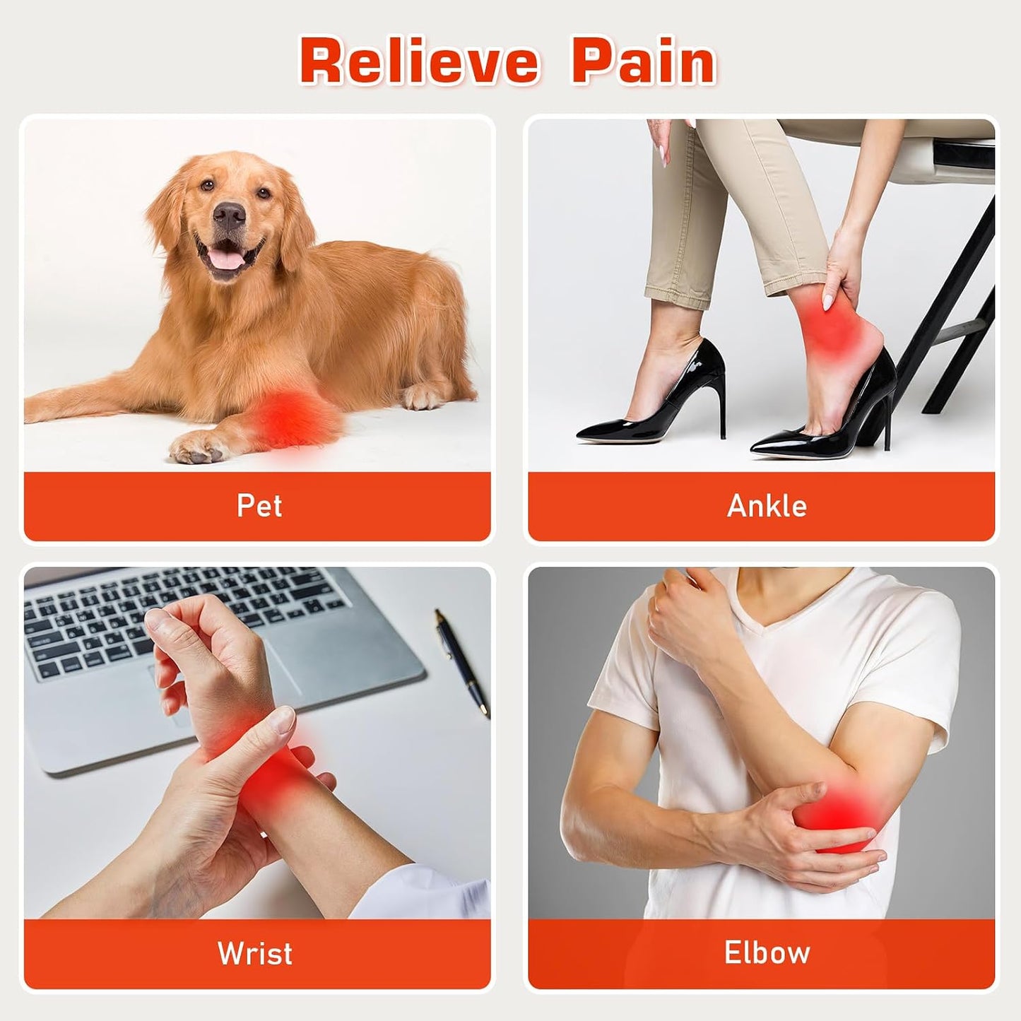 Red Light Therapy Belt for Neck, Near Infrared Light Therapy Belt Wearable Infrared Neck Wrap with Timer Infrared Belt for Chin Firming and Pain Relief Body Neck Hand Wrist Legs Gift for Women Men