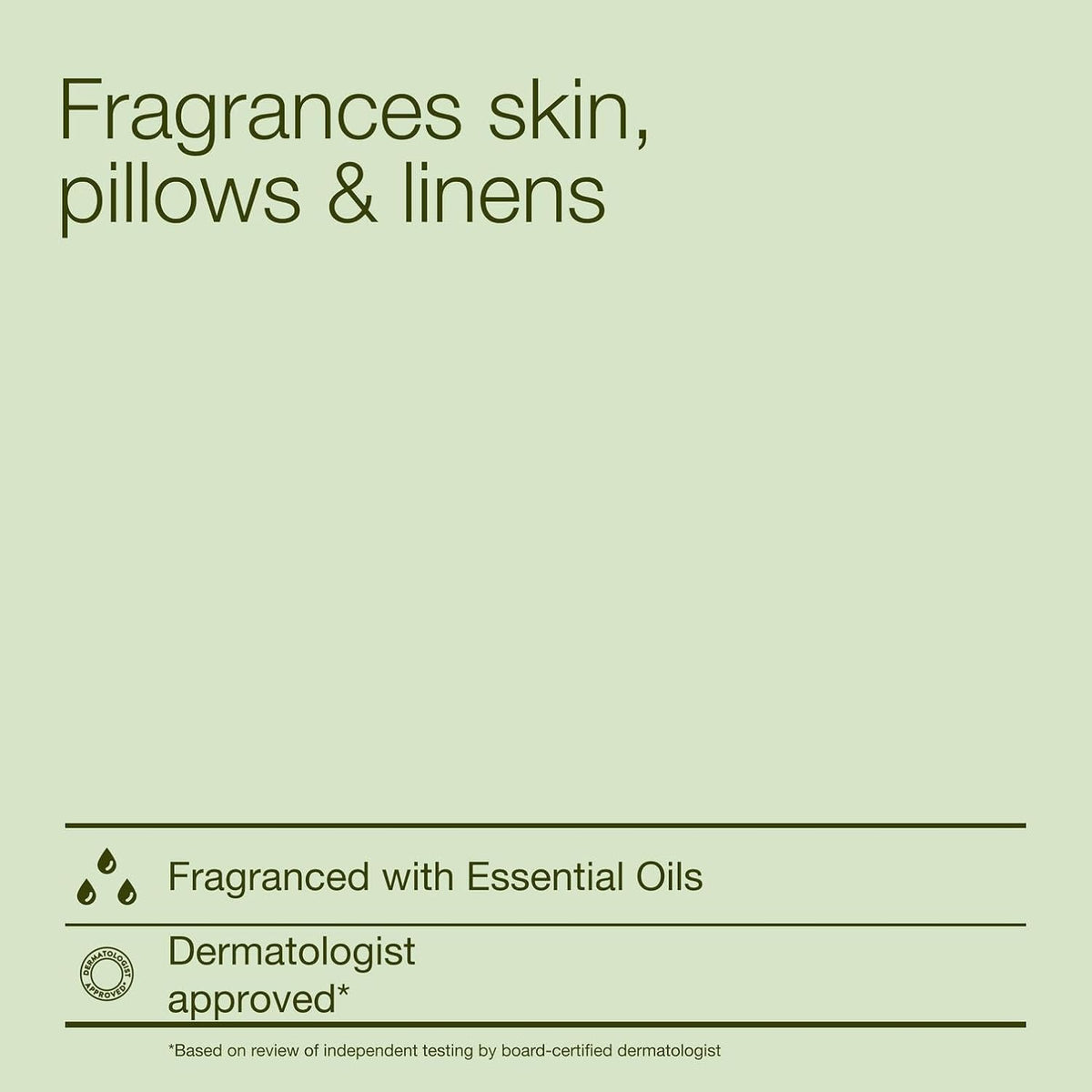 Aromatherapy Lavender Vanilla Essential Oil Mist, Body Spray with Vitamin E and Aloe, Pillow Spray for Calming Bedtime Relaxation, 5.3 fl oz - 1 Pack