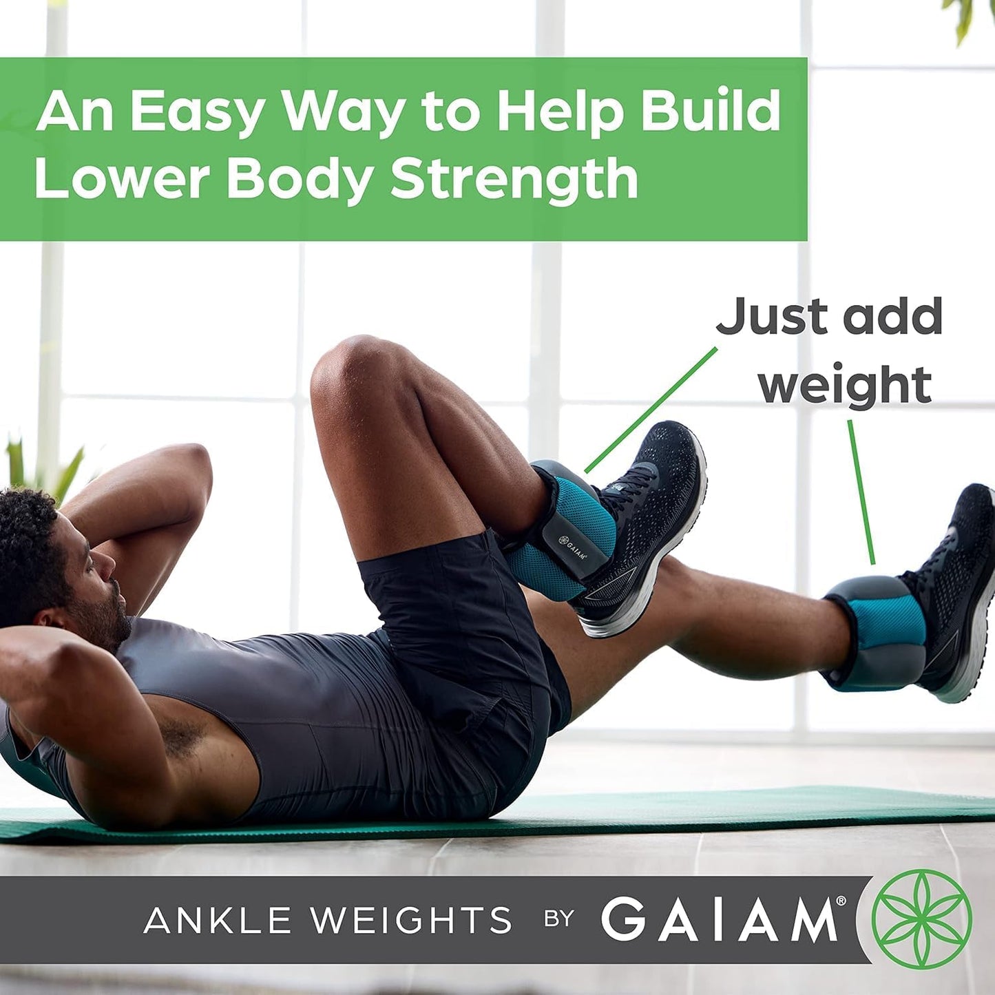 Ankle Weights, Wearable Bracelet to Strengthen, Tone & Sculpt, Adjustable Ankle Weights for Women & Men for Yoga, Dance, Pilates, Barre, Cardio, Home & Gym Use