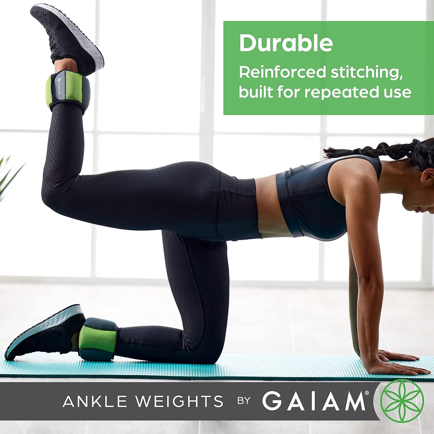 Ankle Weights, Wearable Bracelet to Strengthen, Tone & Sculpt, Adjustable Ankle Weights for Women & Men for Yoga, Dance, Pilates, Barre, Cardio, Home & Gym Use