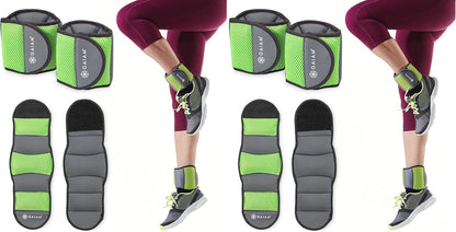 Ankle Weights, Wearable Bracelet to Strengthen, Tone & Sculpt, Adjustable Ankle Weights for Women & Men for Yoga, Dance, Pilates, Barre, Cardio, Home & Gym Use