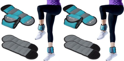 Ankle Weights, Wearable Bracelet to Strengthen, Tone & Sculpt, Adjustable Ankle Weights for Women & Men for Yoga, Dance, Pilates, Barre, Cardio, Home & Gym Use