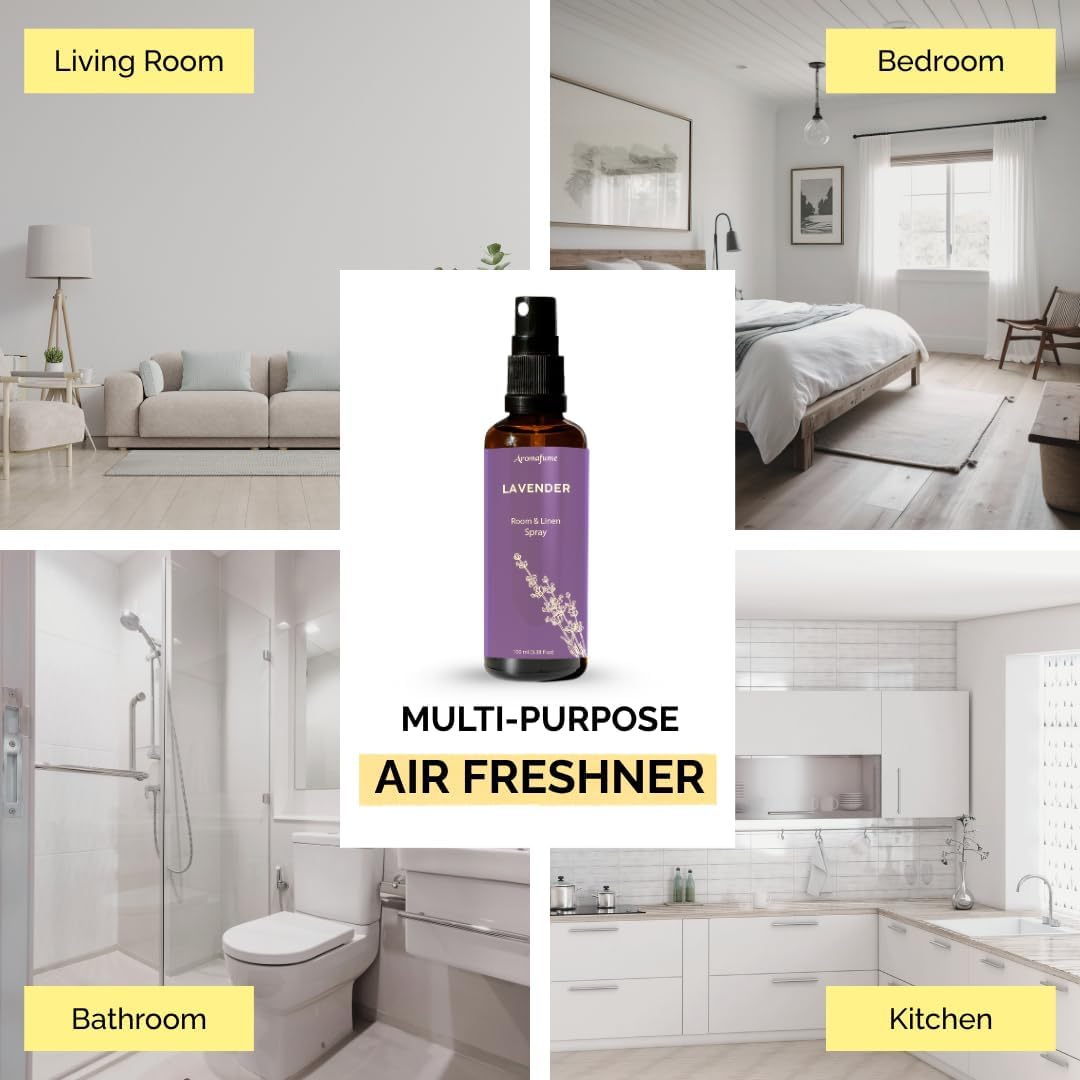 Lavender Air Freshener Spray for Room, Linen & Pillow 100ml