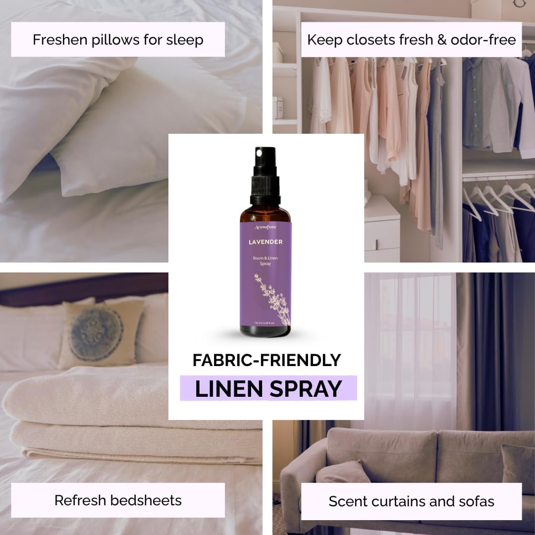 Lavender Air Freshener Spray for Room, Linen & Pillow 100ml
