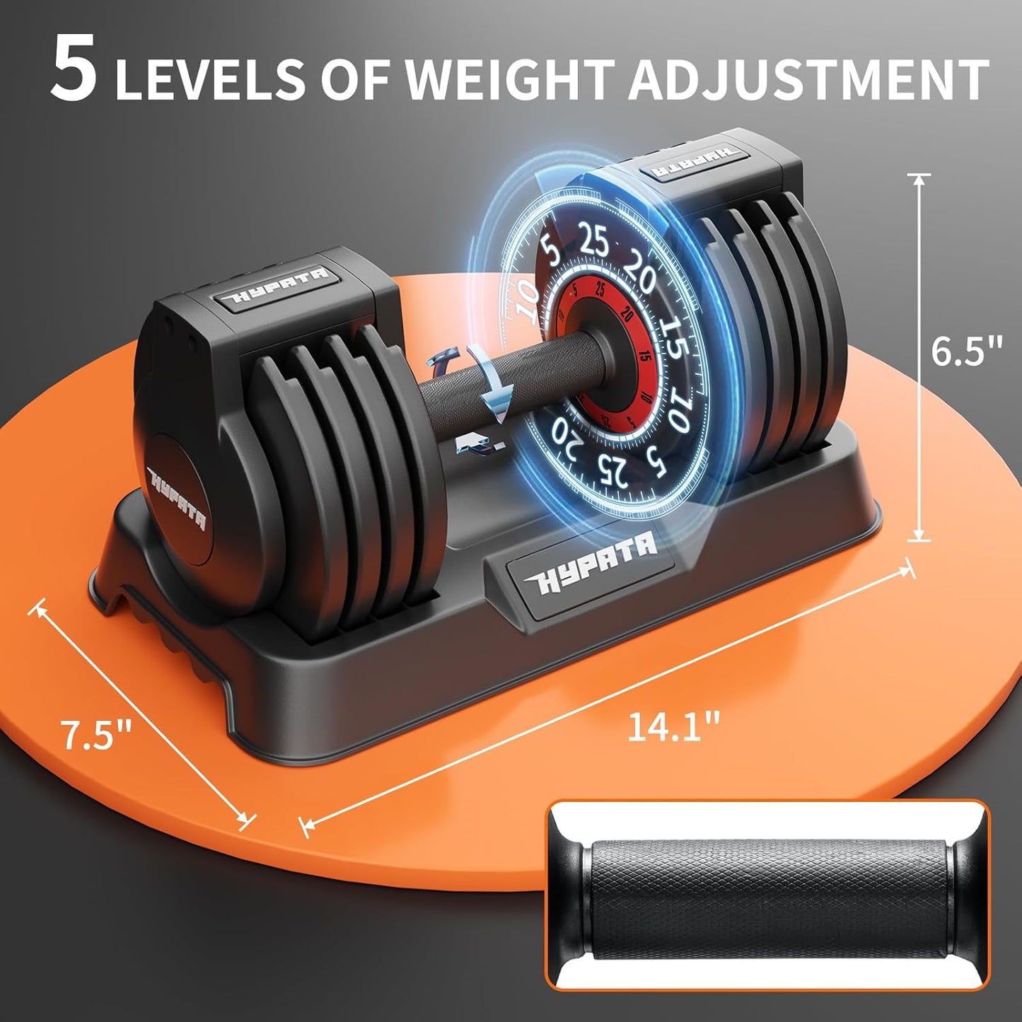 25/55 lbs Pair Adjustable Dumbbell Set, Adiust Dumbbell Weight for Exercises Pair Dumbbells for Men and Women in Home