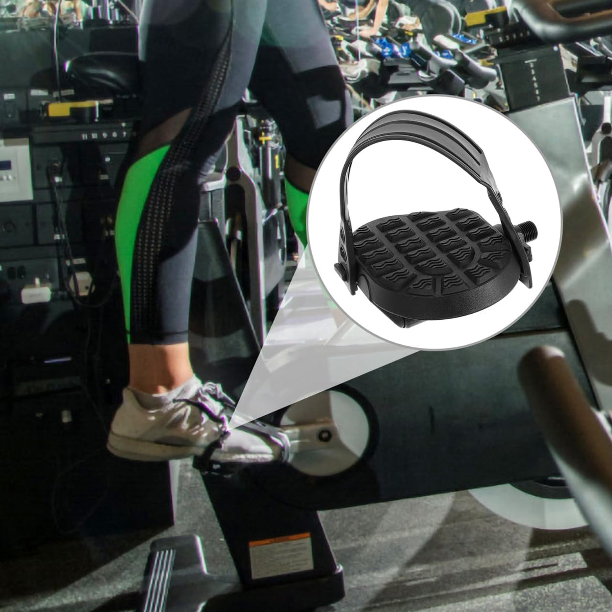 Replacement Bike Pedal Plates Exercise Bike Pedals for Exercise Cycle Home or Gym