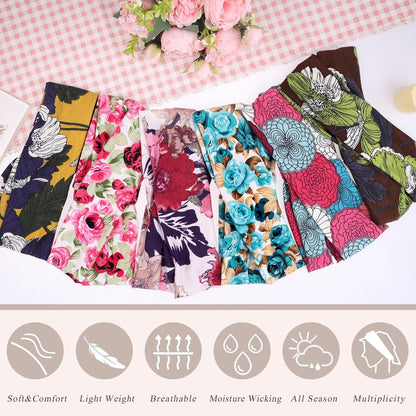 3Pcs Headbands for Women Workout, Women's Fashion Non Slip Moisture Wicking Sweatband for Sports Athletic Yoga Headband