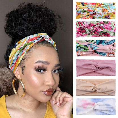 3Pcs Headbands for Women Workout, Women's Fashion Non Slip Moisture Wicking Sweatband for Sports Athletic Yoga Headband