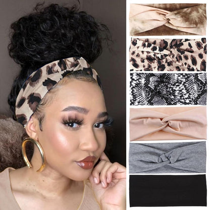 3Pcs Headbands for Women Workout, Women's Fashion Non Slip Moisture Wicking Sweatband for Sports Athletic Yoga Headband