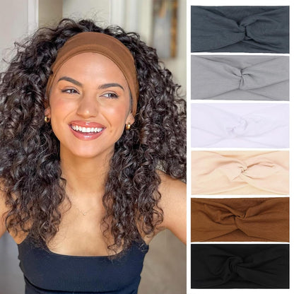 3Pcs Headbands for Women Workout, Women's Fashion Non Slip Moisture Wicking Sweatband for Sports Athletic Yoga Headband
