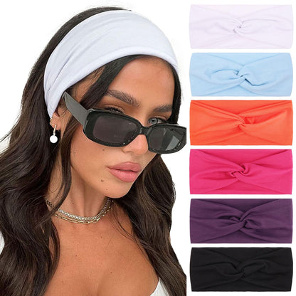 3Pcs Headbands for Women Workout, Women's Fashion Non Slip Moisture Wicking Sweatband for Sports Athletic Yoga Headband