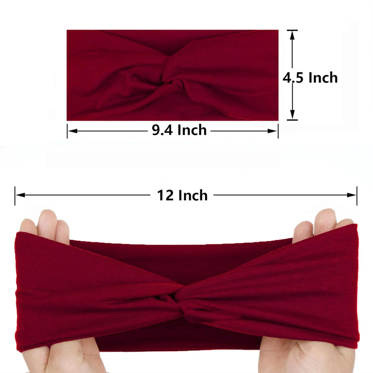 3Pcs Headbands for Women Workout, Women's Fashion Non Slip Moisture Wicking Sweatband for Sports Athletic Yoga Headband