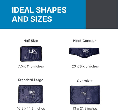FlexiKold Neck Gel Cold Pack with Straps