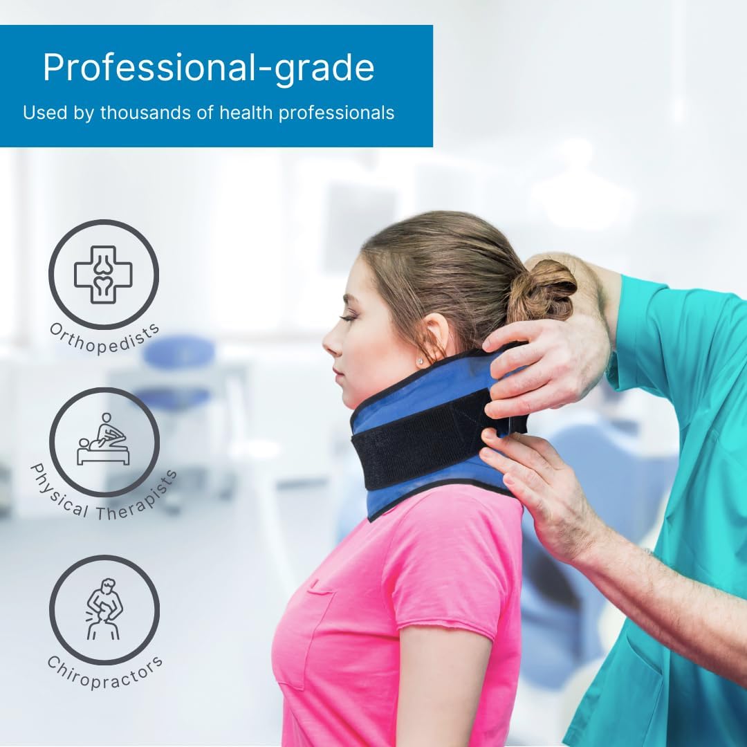 FlexiKold Neck Gel Cold Pack with Straps