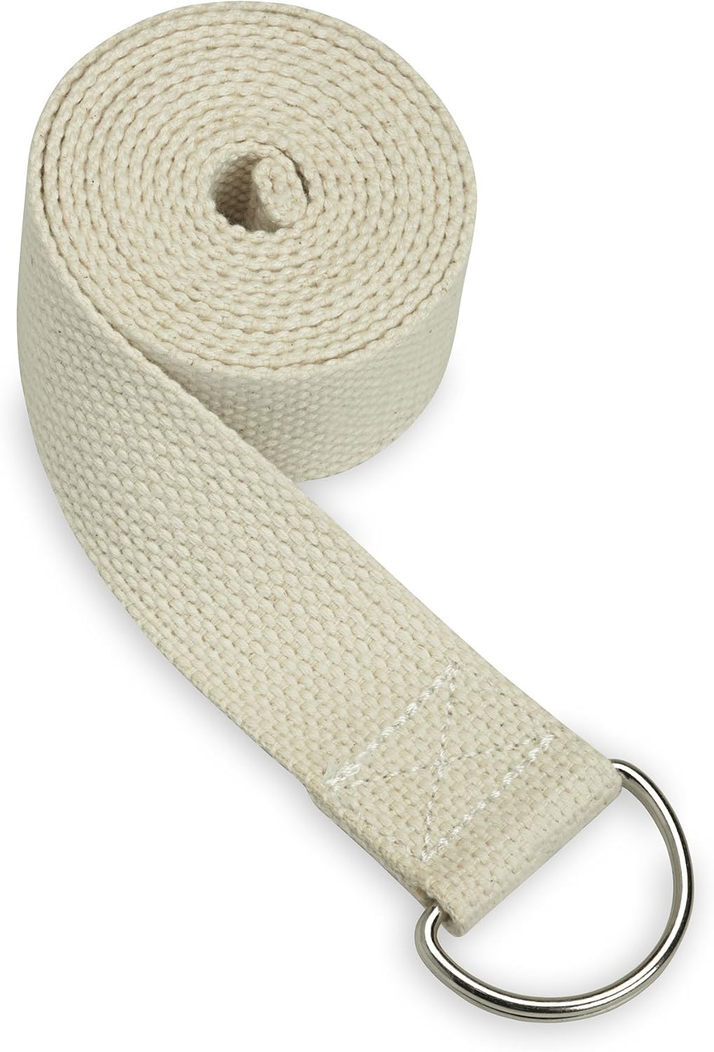 Yoga Strap Premium Athletic Stretch Band with Adjustable Metal D-Ring Buckle Loop | Exercise & Fitness Stretching for Yoga, Pilates, Physical Therapy, Dance, Gym Workouts
