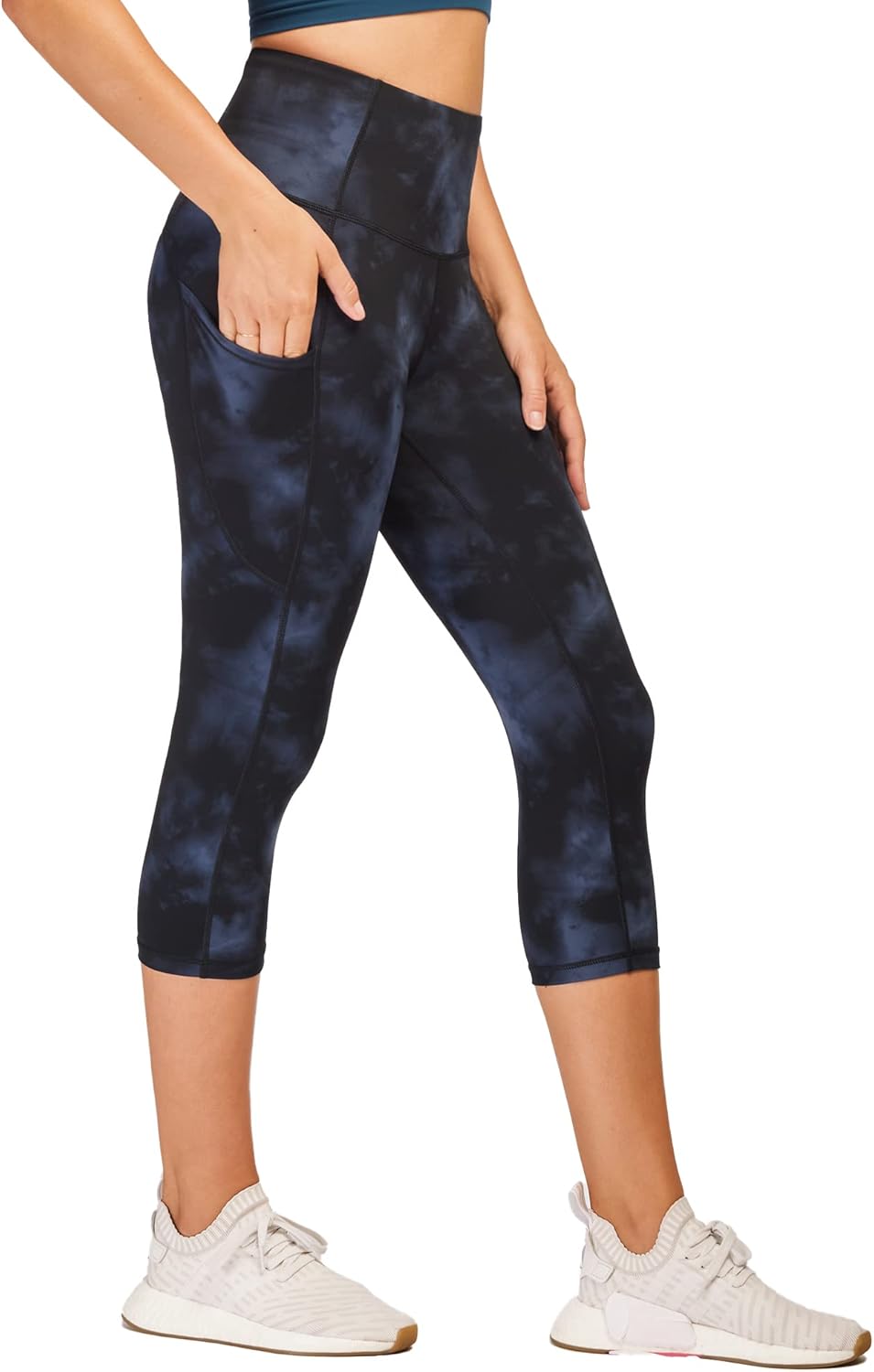 Stelle Capri Leggings for Women Yoga Pants with Pockets High Waisted Legging for Gym Workout