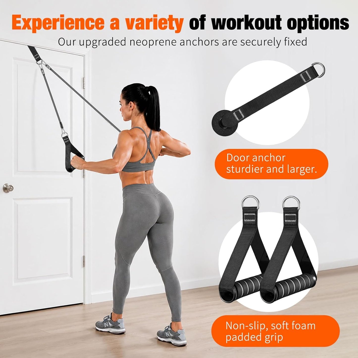 Bbtops Pilates Bar Kit with Resistance Bands,Pilates Bar with Stackable Bands Workout Equipment for Legs,Hip,Waist and Arm,Exercise Fitness Equipment for Women & Men