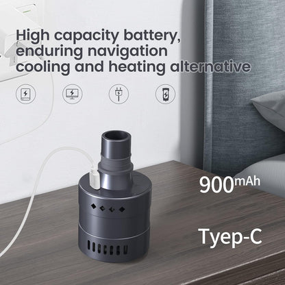 Massage Gun Head with 𝐇𝐞𝐚𝐭 𝐚𝐧𝐝 𝐂𝐨𝐨𝐥,Rechargeable Heated Massager Gun Head,Accelerating Blood Circulation,Pain Relief, Deep Tissue Massage Gun Accessories