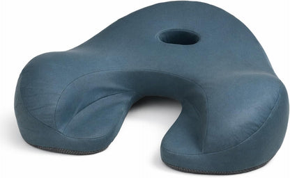Ergonomic Meditation Cushion with Foot Rest & Carry Strap – Large Floor Cushion for Adults – Meditation Seat & Yoga Cushion for Mindfulness, Sound Healing & Reiki